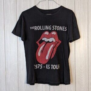 The Rolling Stones Graphic Tee 1975 Tour Retro 2022 EUC SZ S